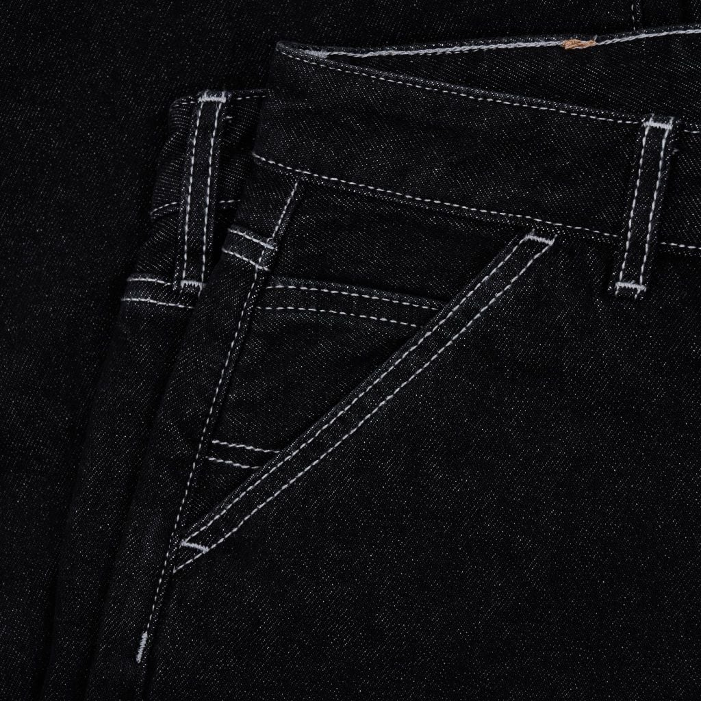 [QUẦN NỮ] Relax - 12oz - Black - One Washed Denim Pants - TÚI XÉO