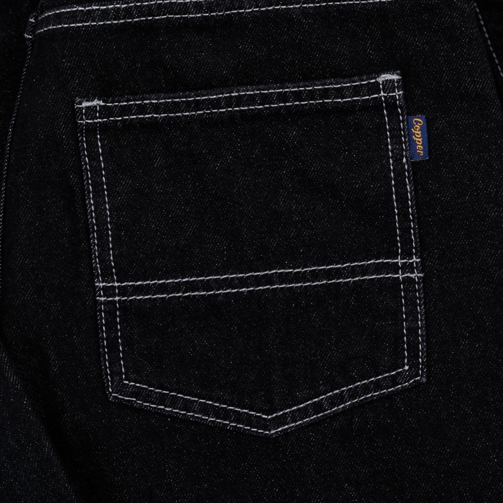 [QUẦN NỮ] Relax - 12oz - Black - One Washed Denim Pants - TÚI XÉO