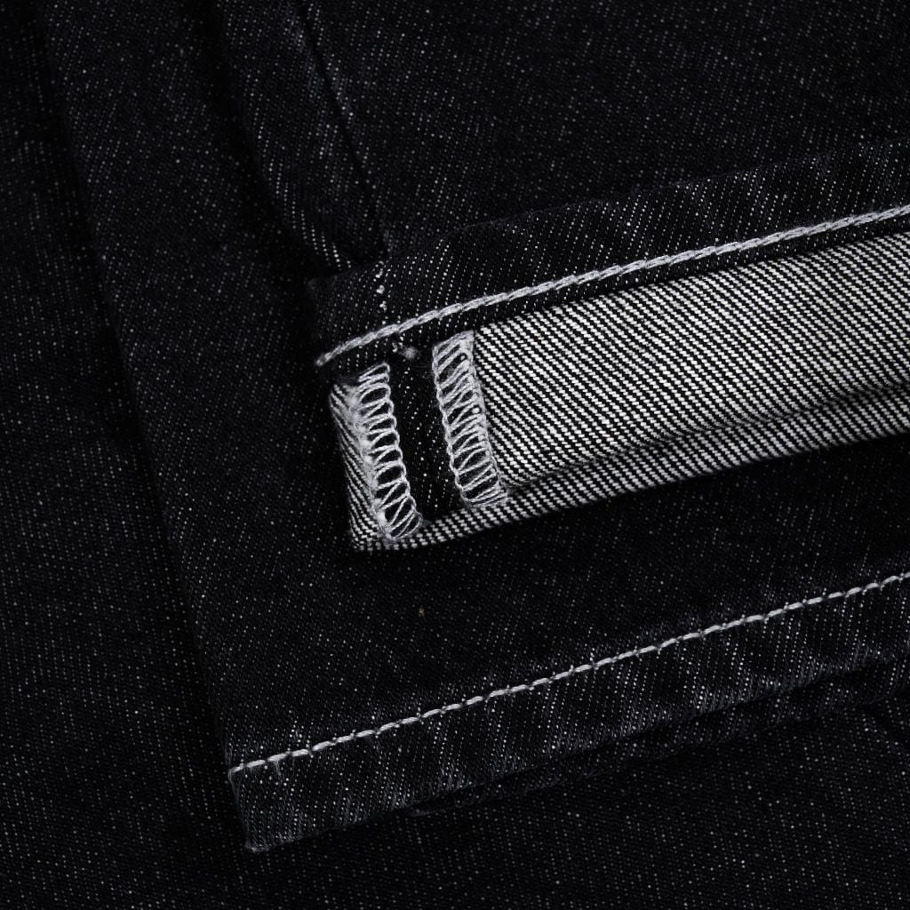 [QUẦN NỮ] Straight - 12oz - Black - One Washed Denim Pants