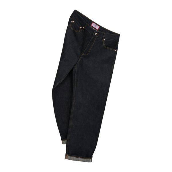 Relax - 18.5 Oz - Dark Blue - Raw Selvedge Denim Pants 