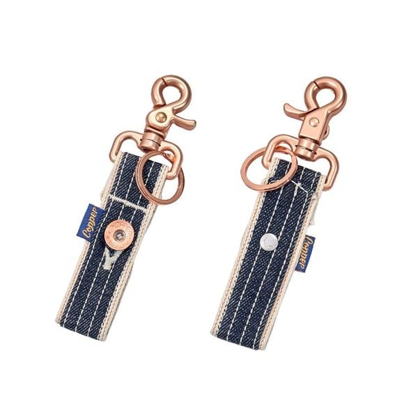  INDIGO / COPPER Keychains - Móc khóa Raw Selvegde Denim 