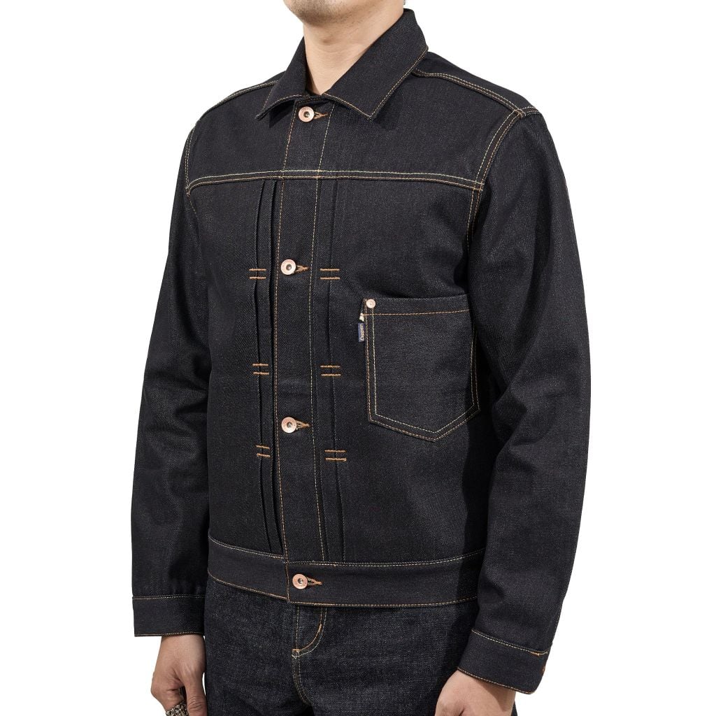 Type I - 14.5 Oz - Diamond Blue - Raw Selvedge Denim Vintage Jacket