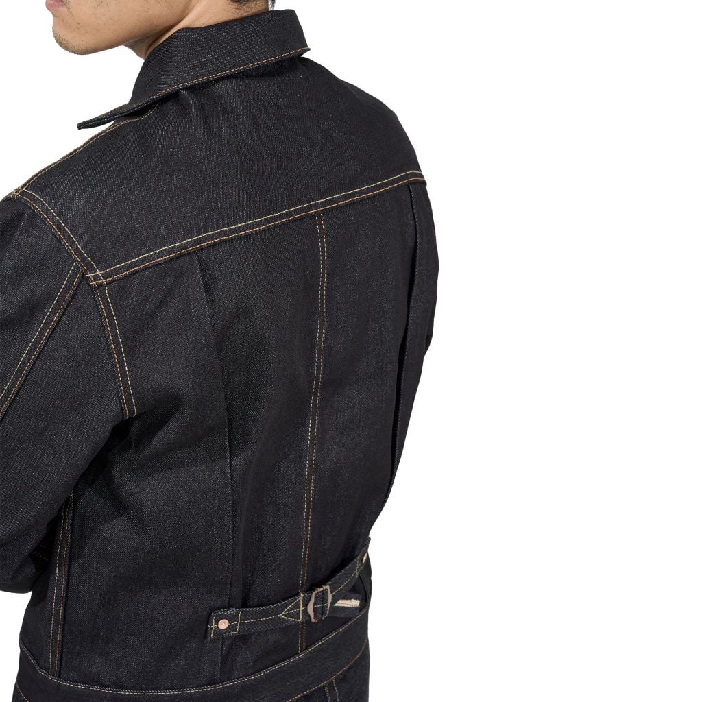 Type I - 14.5 Oz - Diamond Blue - Raw Selvedge Denim Vintage Jacket