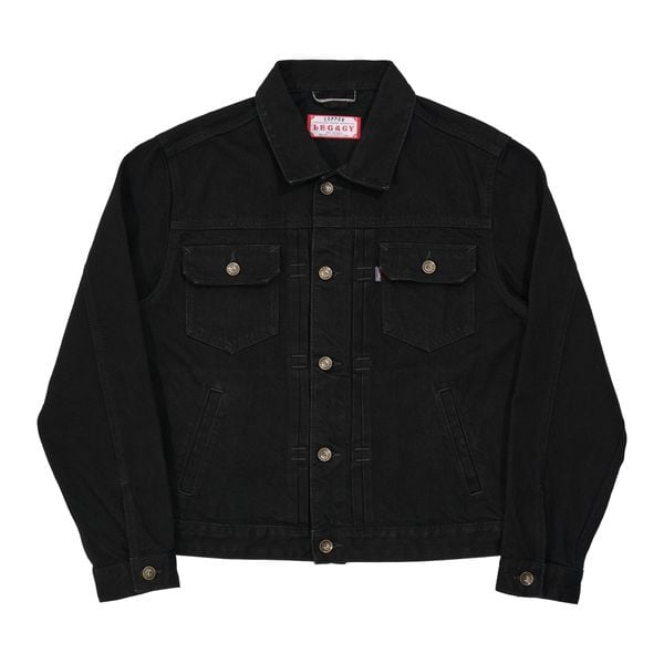  Type II – 15 Oz – All Black Slub - One Washed Selvedge Denim Jacket 