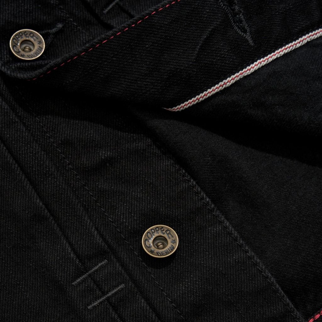 Type II – 15 Oz – All Black Slub - One Washed Selvedge Denim Jacket