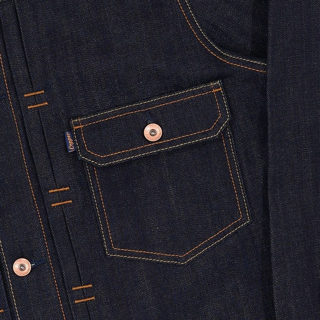 Type I - KURABO 13.5 Oz - Prime Blue - Raw Selvedge Denim Jacket