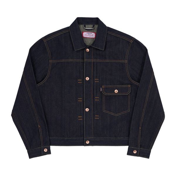  Type I - KURABO 13.5 Oz - Prime Blue - Raw Selvedge Denim Jacket 