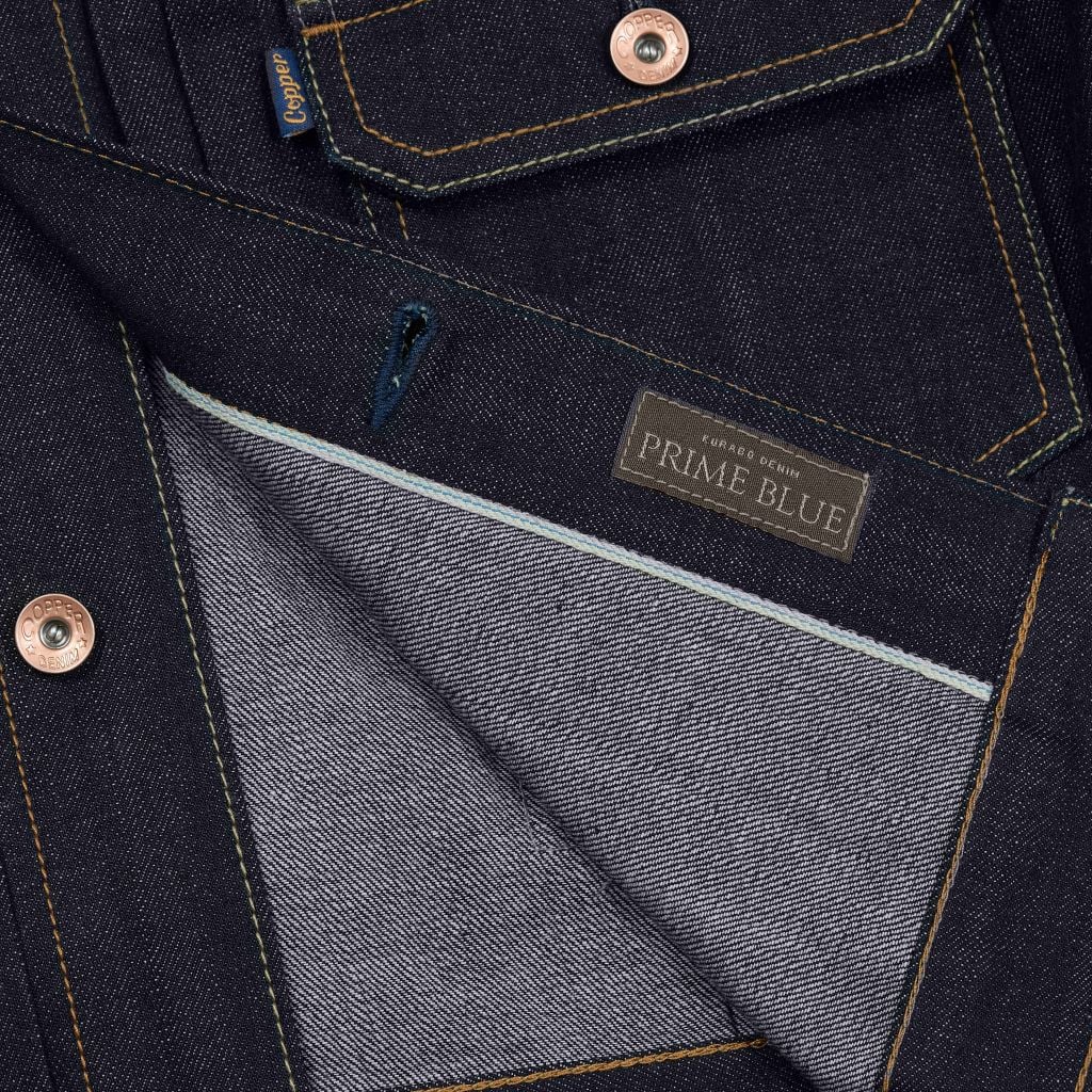 Type I - KURABO 13.5 Oz - Prime Blue - Raw Selvedge Denim Jacket
