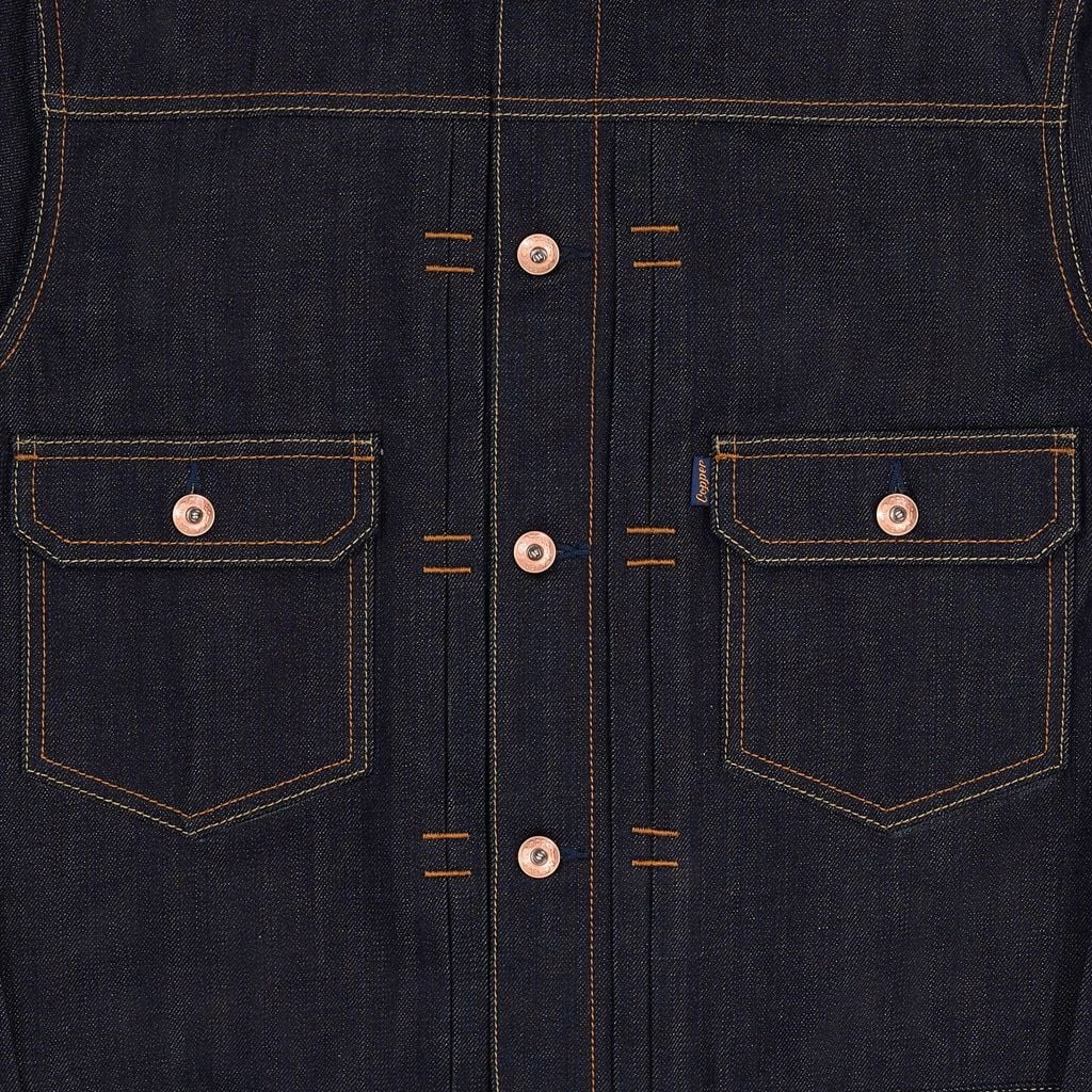 Type II - KURABO 13.5 Oz - Prime Blue - Raw Selvedge Denim Jacket