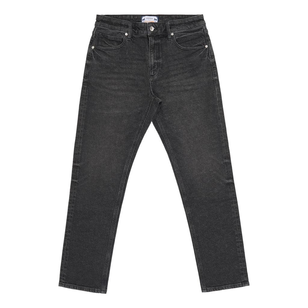 OG Slim - 12.5 Oz - Dark Grey - Washed Denim Pants