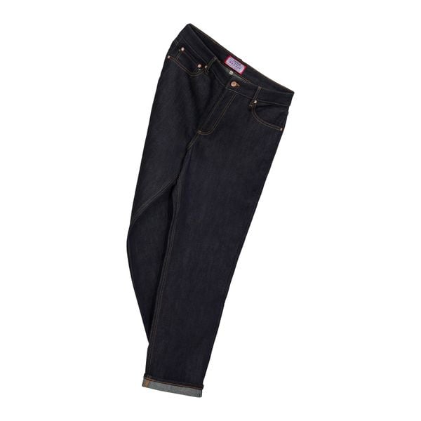  Relax - 18 Oz - Red Cast Cross Hatch - Raw Selvedge Denim Pants 