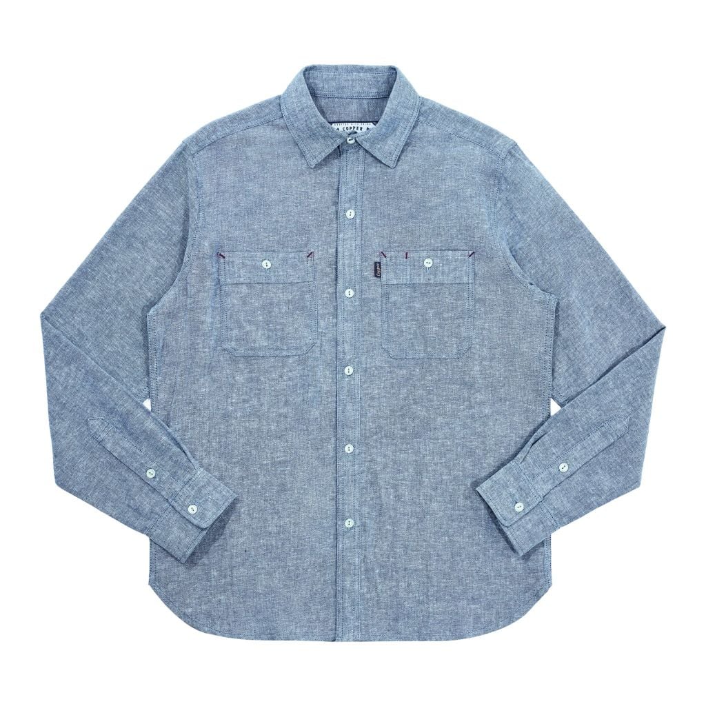 Light Blue Linen Shirt - Áo Sơ Mi Linen