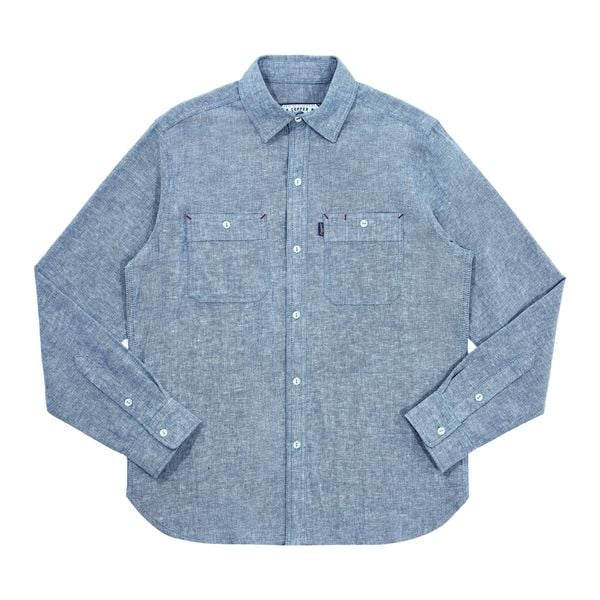  Light Blue Linen Shirt - Áo Sơ Mi Linen 