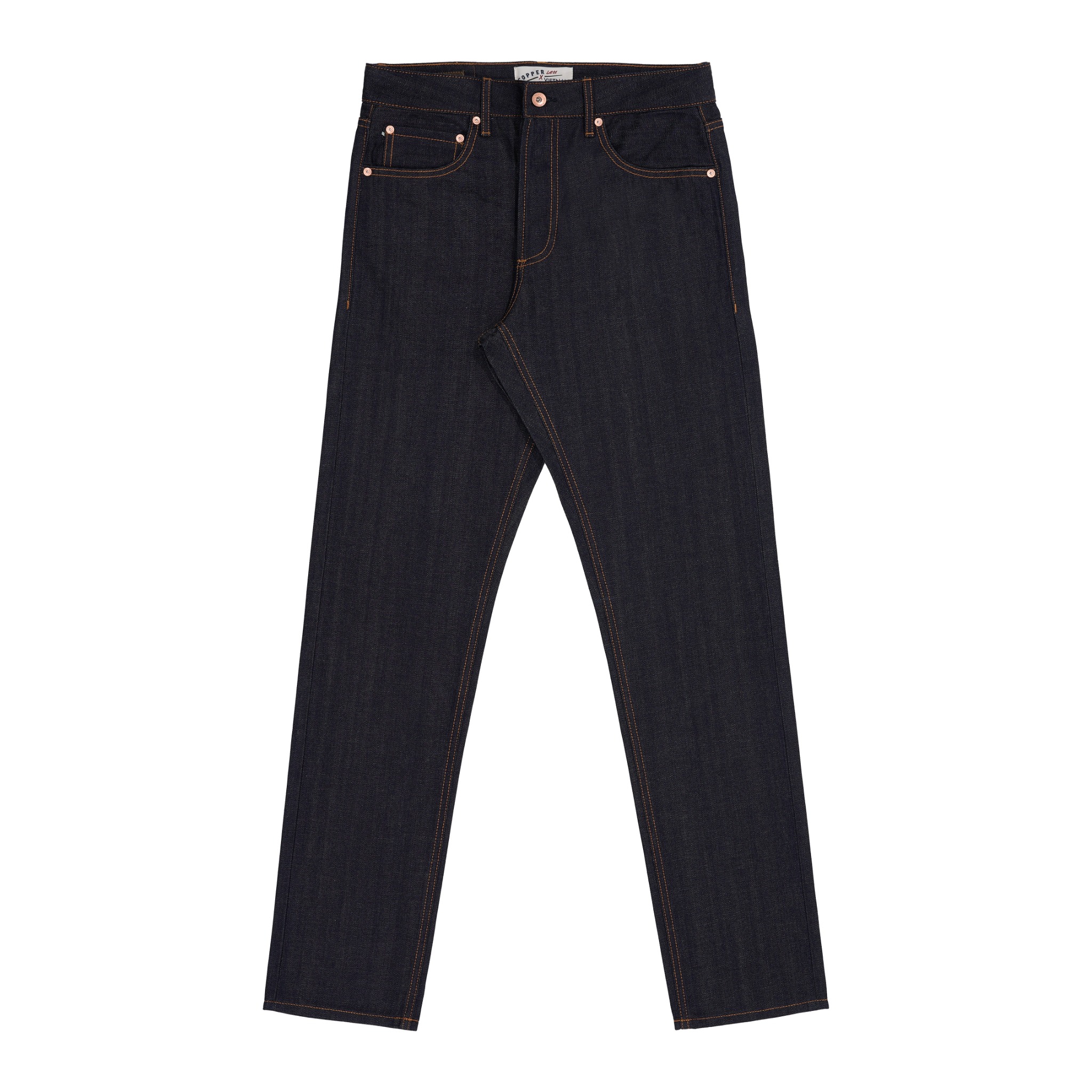 Copper Denim [VNRDxCOPPER] OG Slim - KURABO 13.5 Oz - Prime Blue