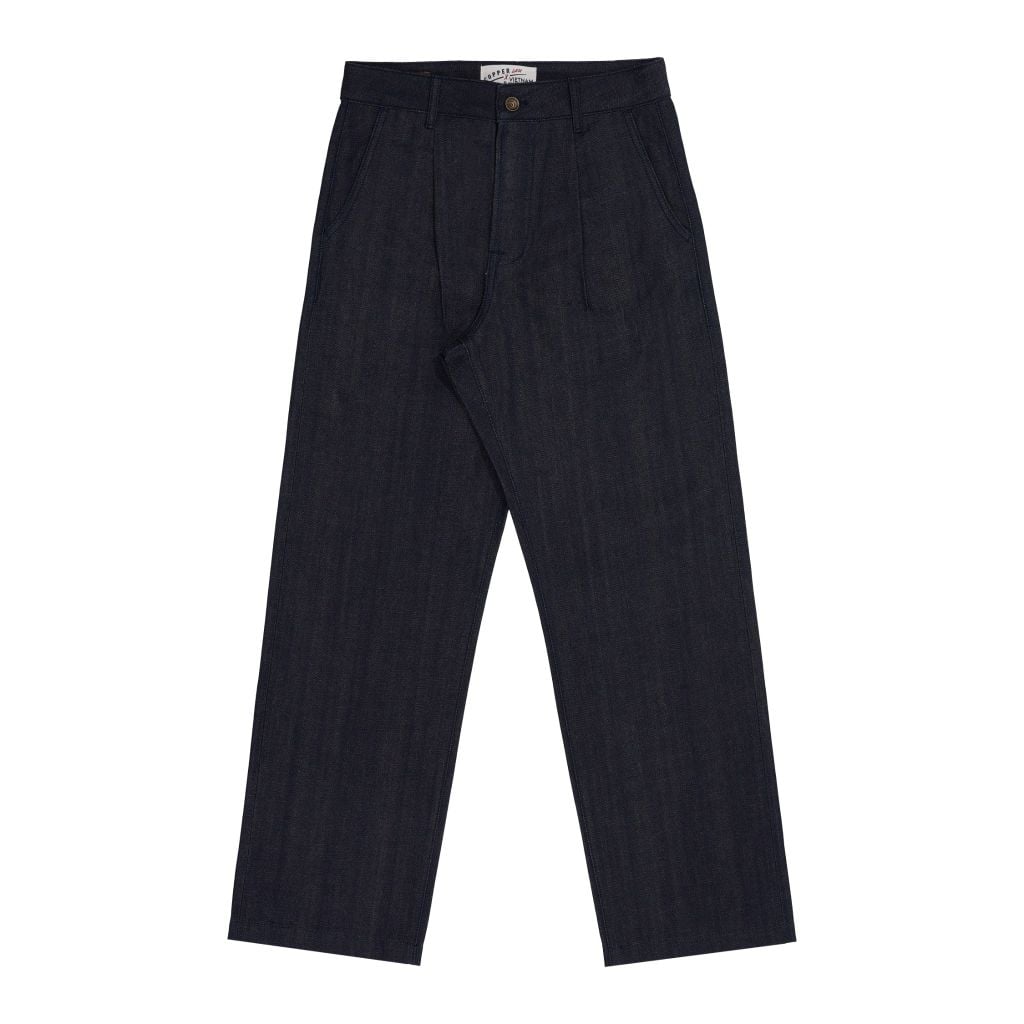 [VNRDxCOPPER] Relax - KURABO 13.5 Oz - Prime Blue - Raw Selvedge Denim Pants