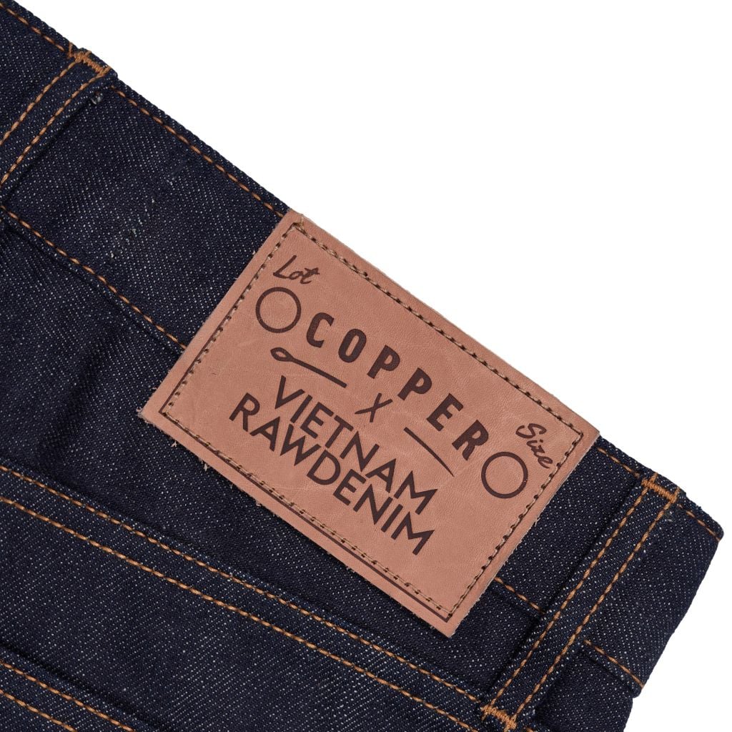 [VNRDxCOPPER] OG Slim - KURABO 13.5 Oz - Prime Blue - Raw Selvedge Denim Pants