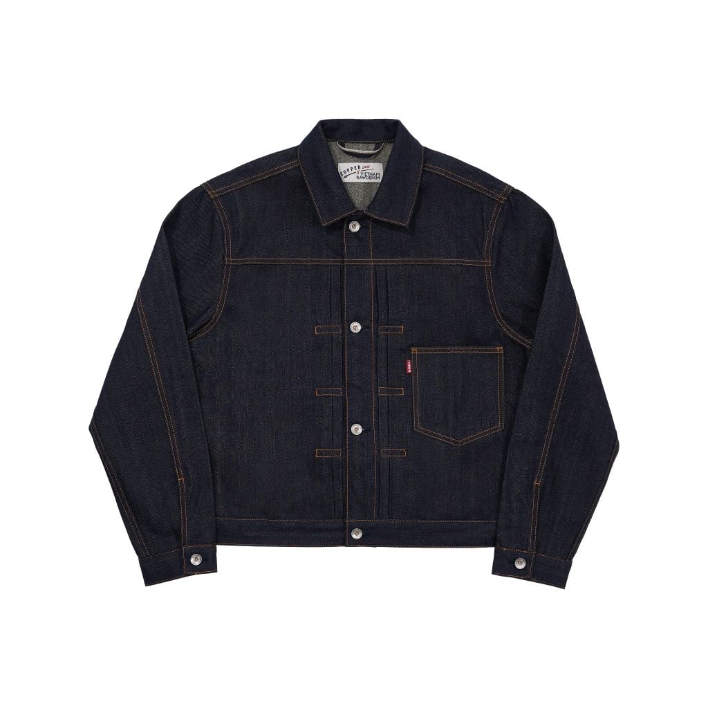 [VNRDxCOPPER] Type I - KURABO 13.5 Oz - Prime Blue - Raw Selvedge Denim Jacket