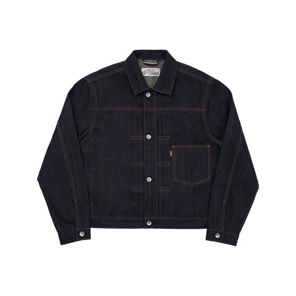  [VNRDxCOPPER] Type I - KURABO 13.5 Oz - Prime Blue - Raw Selvedge Denim Jacket 