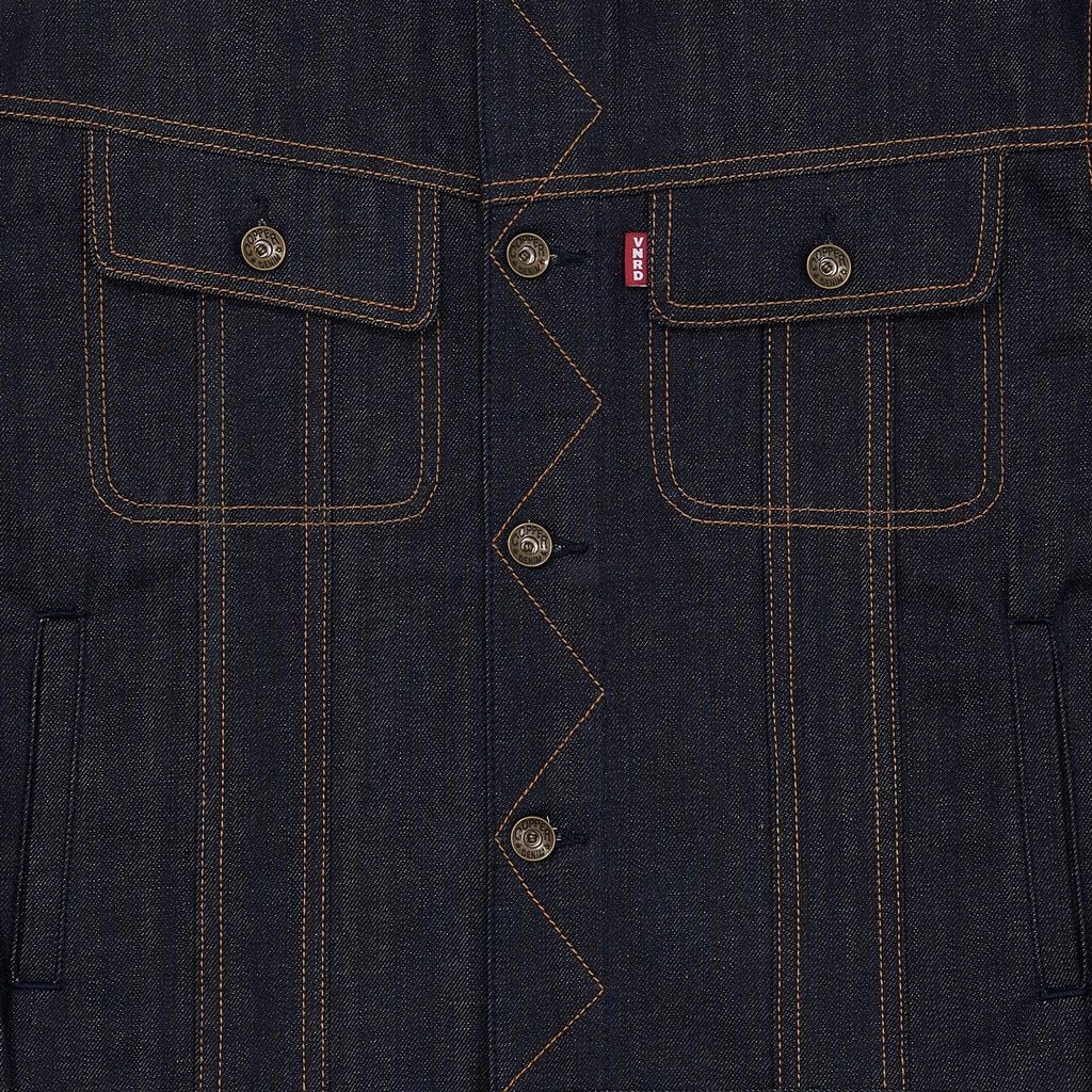 [VNRDxCOPPER] Type III - KURABO 13.5 Oz - Prime Blue - Raw Selvedge Denim Jacket