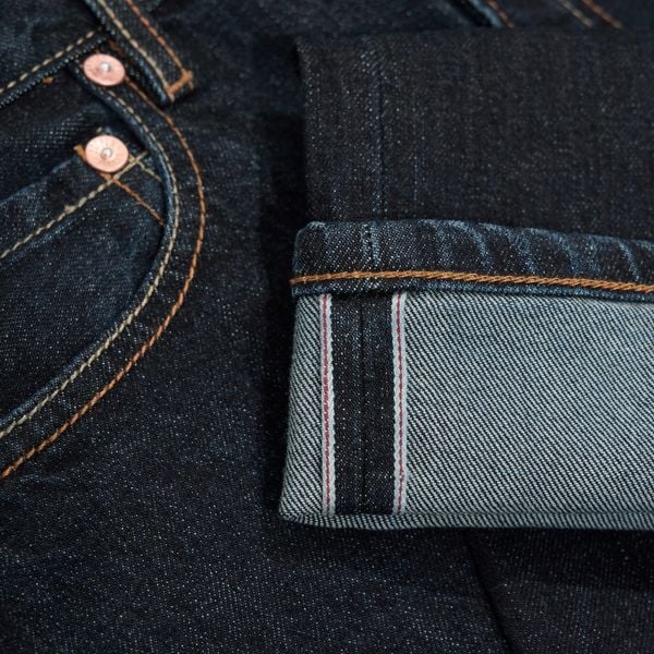  [QUẦN NỮ] Straight - 12 Oz -  Deep Blue - One Washed Selvedge Denim Pants 