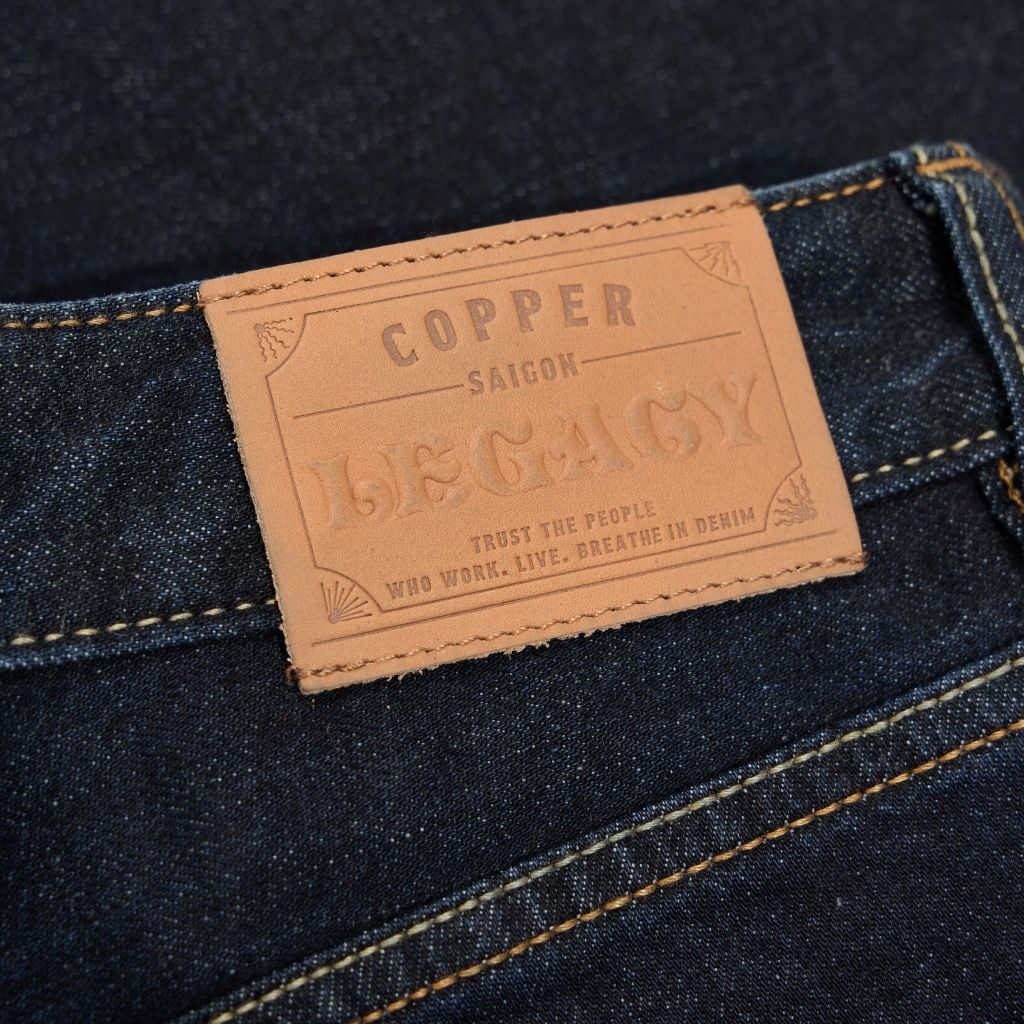 [QUẦN NỮ] Straight - 12 Oz -  Deep Blue - One Washed Selvedge Denim Pants