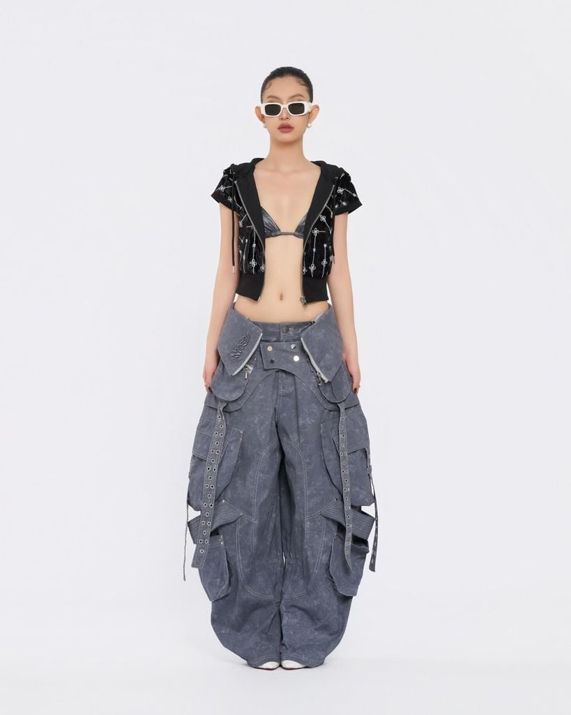  TSUN Riko Kaki Pants Kèm Đai - Quần Dài Kaki Túi Hộp Kèm Đai 