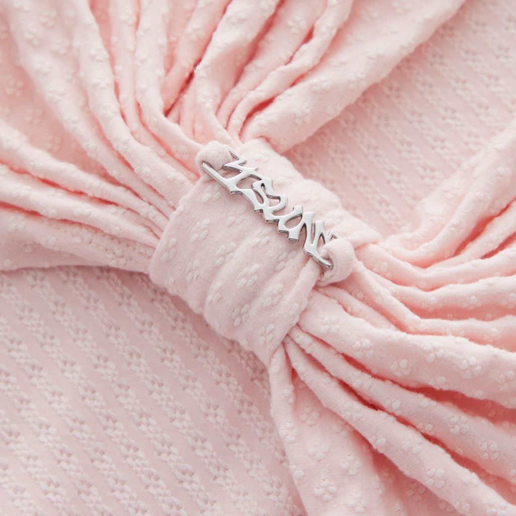  TSUN Áo Thun Tay Dài Nơ Hở Lưng Màu Hồng - Knot Me Pink [Top] 