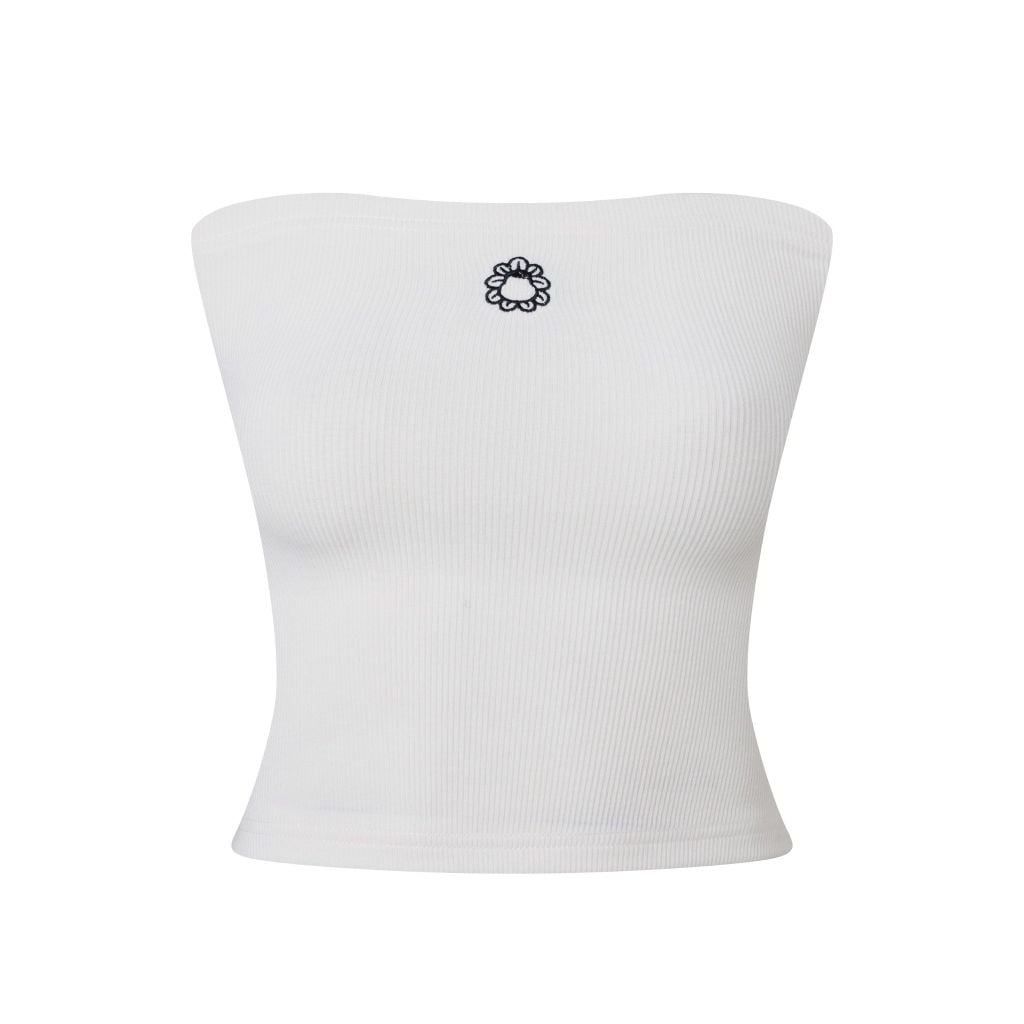  TSUN Áo Ống Nữ Trắng Dài 