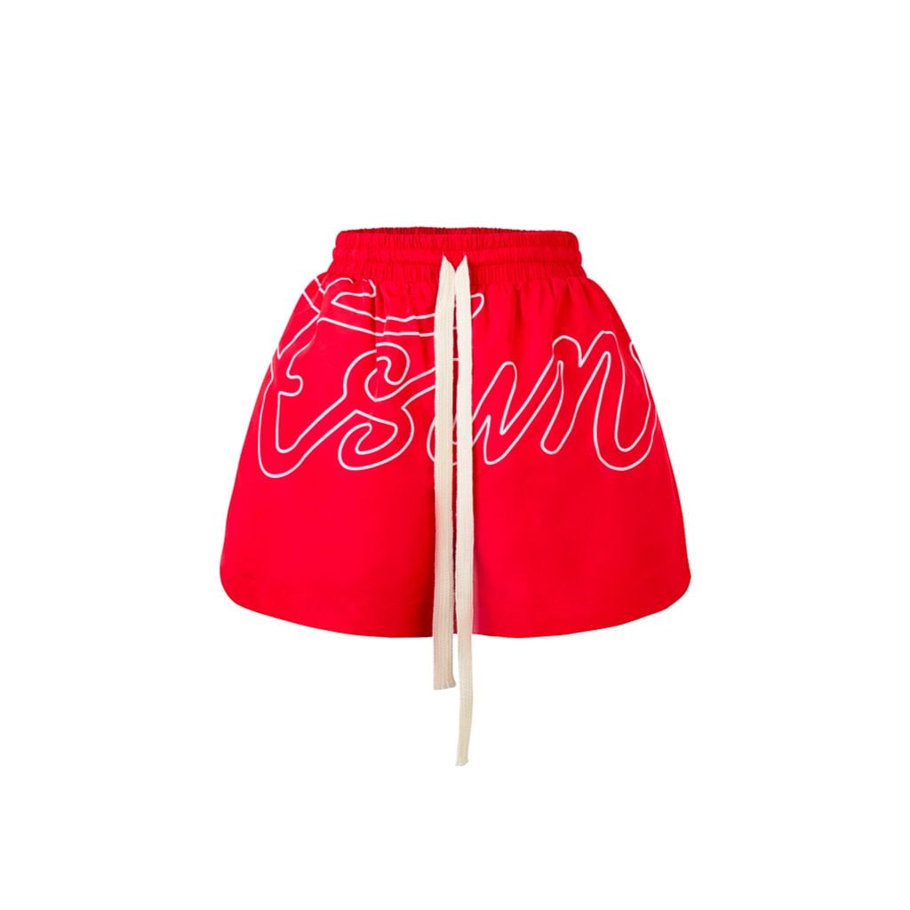  TSUN Tropic Shorts Red - Quần Dù Ngắn Đỏ 