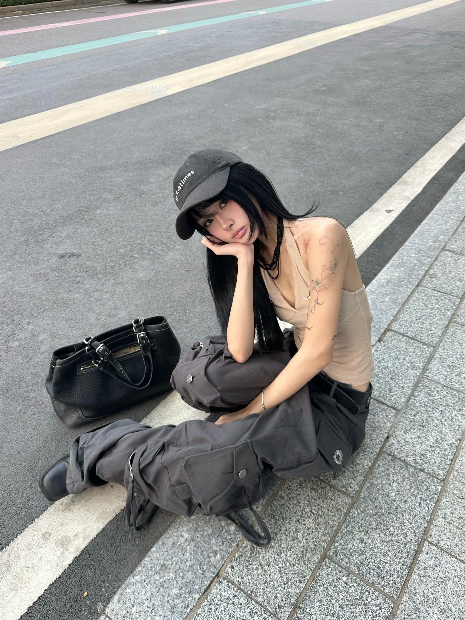  TSUN DRK Cargo Pants Grey - Quần Dài Kaki Túi Hộp Xám 