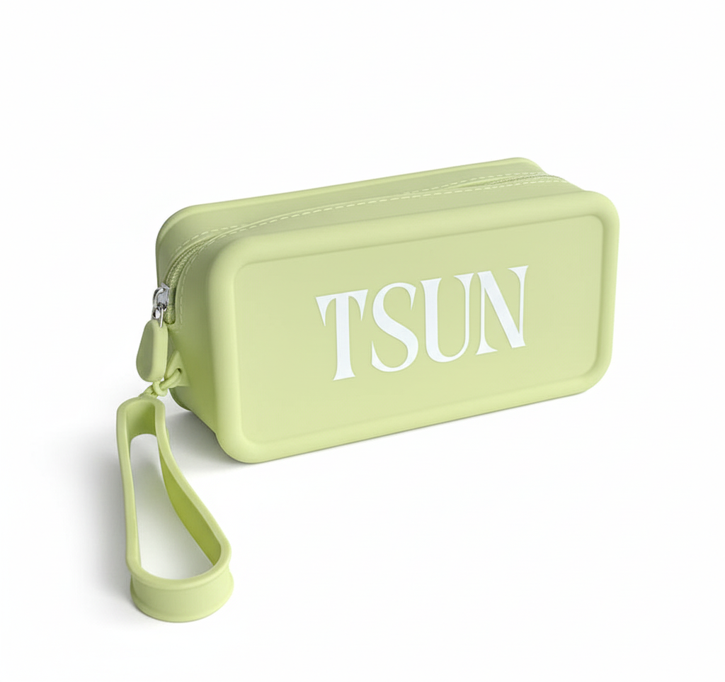  TSUN Avocado Cube Makeup Bag - Green 