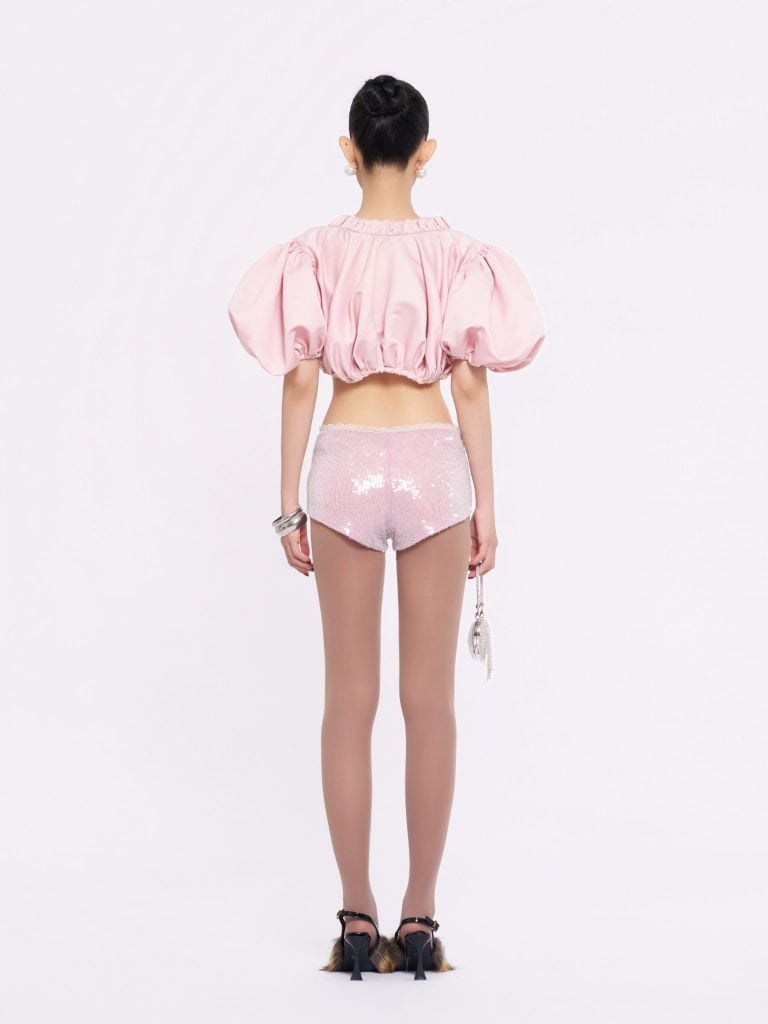  TSUN Luxe Shorts - Quần Đùi Nữ Hóa Tiết Kim Sa 