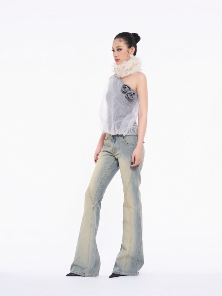  TSUN Noir Flared Pants - Quần Jean Ống Loe 