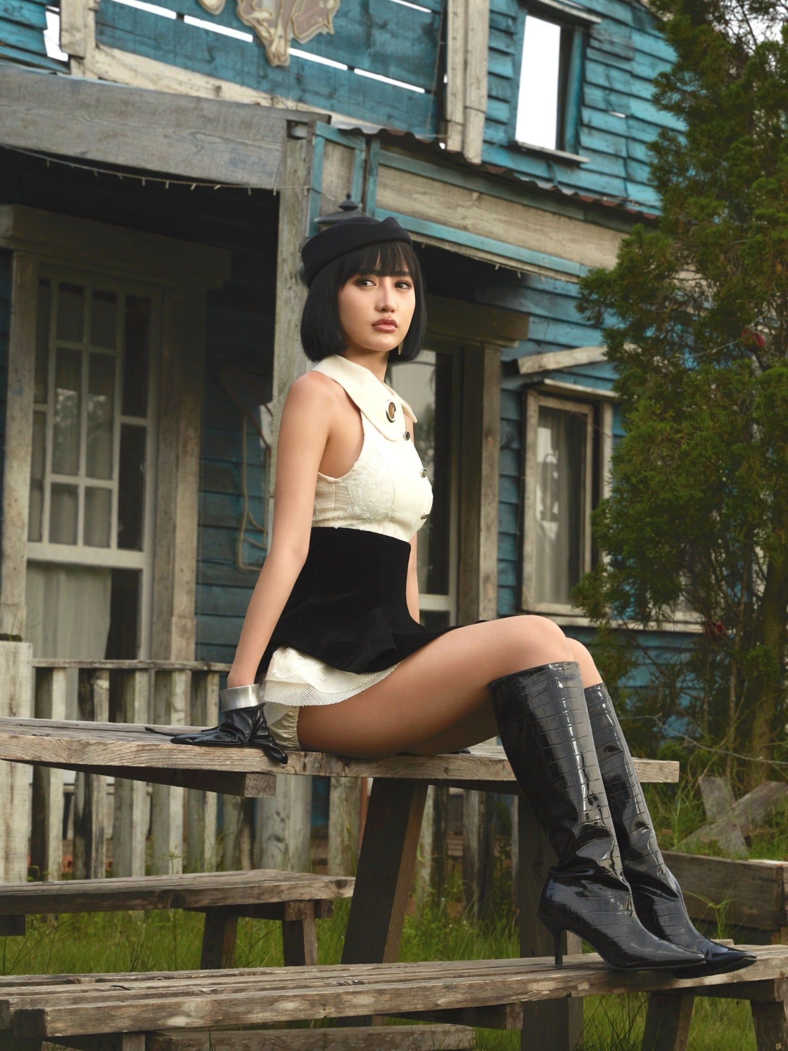  TSUN Seraphine Corset Đen 