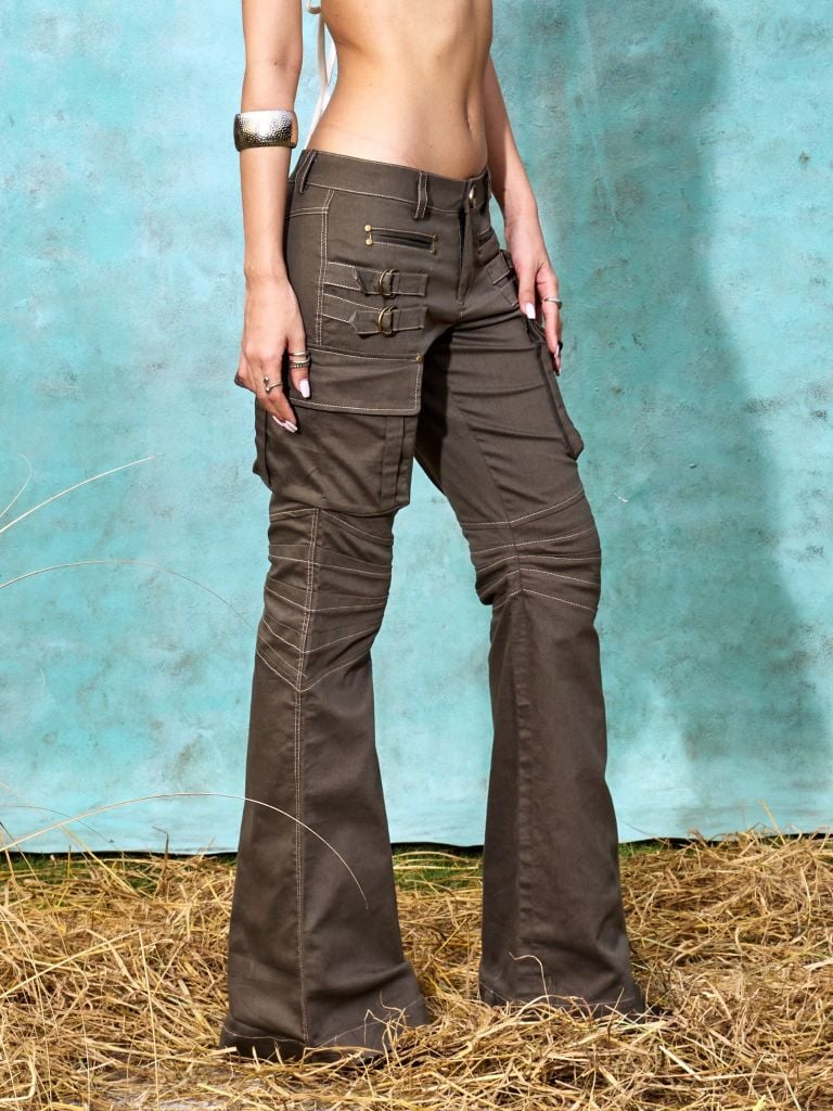  TSUN Oryn Flared Pants - Quần Ống Loe Lưng Thấp 