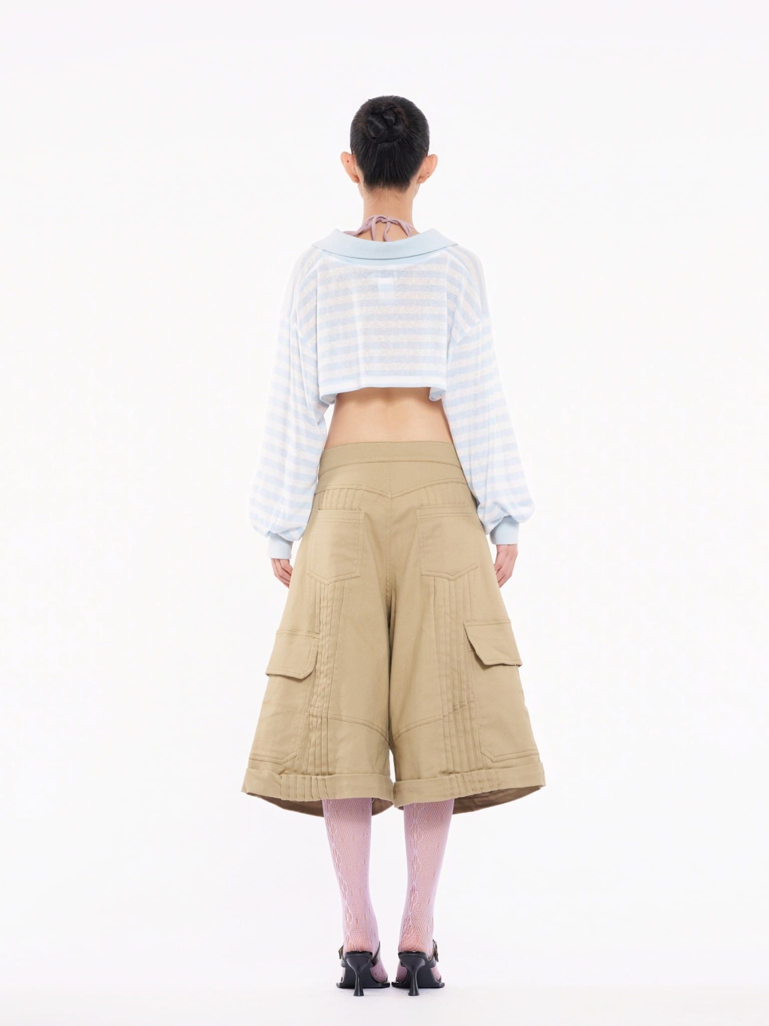  TSUN Hazel Kaki Shorts Brown - Quần Lửng Dáng Rộng Màu Nâu 