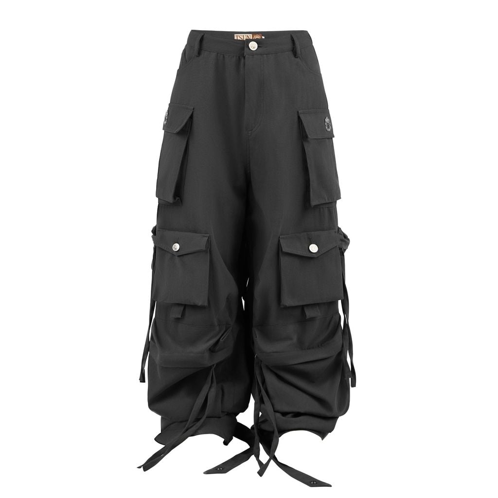  TSUN DRK Cargo Pants Grey - Quần Dài Kaki Túi Hộp Xám 