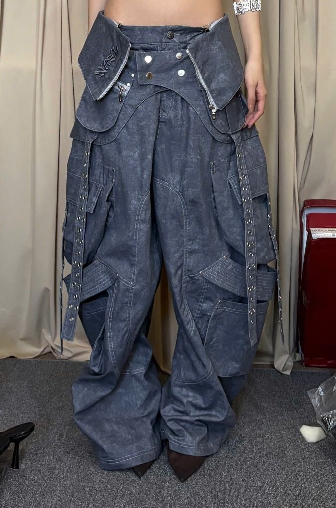  TSUN Riko Kaki Pants Kèm Đai - Quần Dài Kaki Túi Hộp Kèm Đai 