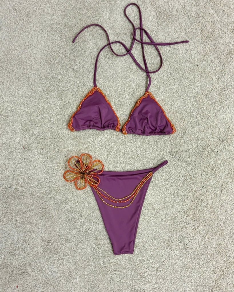  Crystal Hibis Bikini Set 