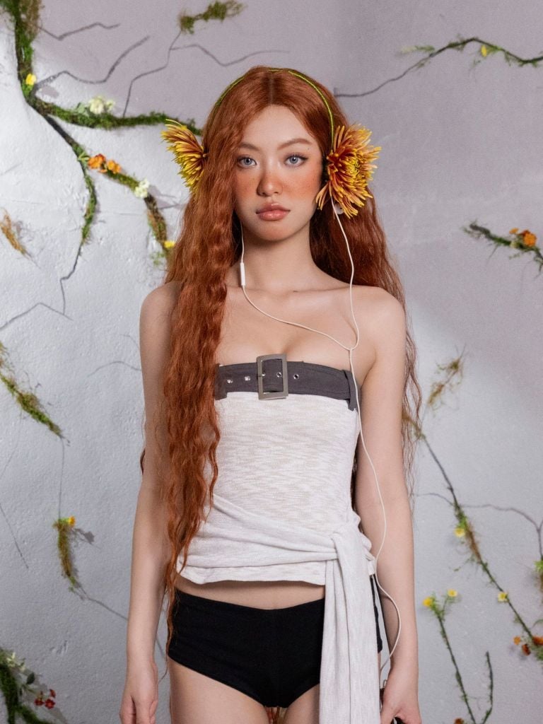  TSUN Zoe Top - Áo Ống Kèm Belt 