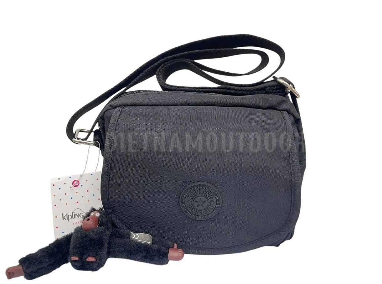  Túi Đeo Chéo KIPLING 5140 Gọn Nhẹ Vải Chống Thấm Nước Tặng Kèm Móc Khóa Khỉ 