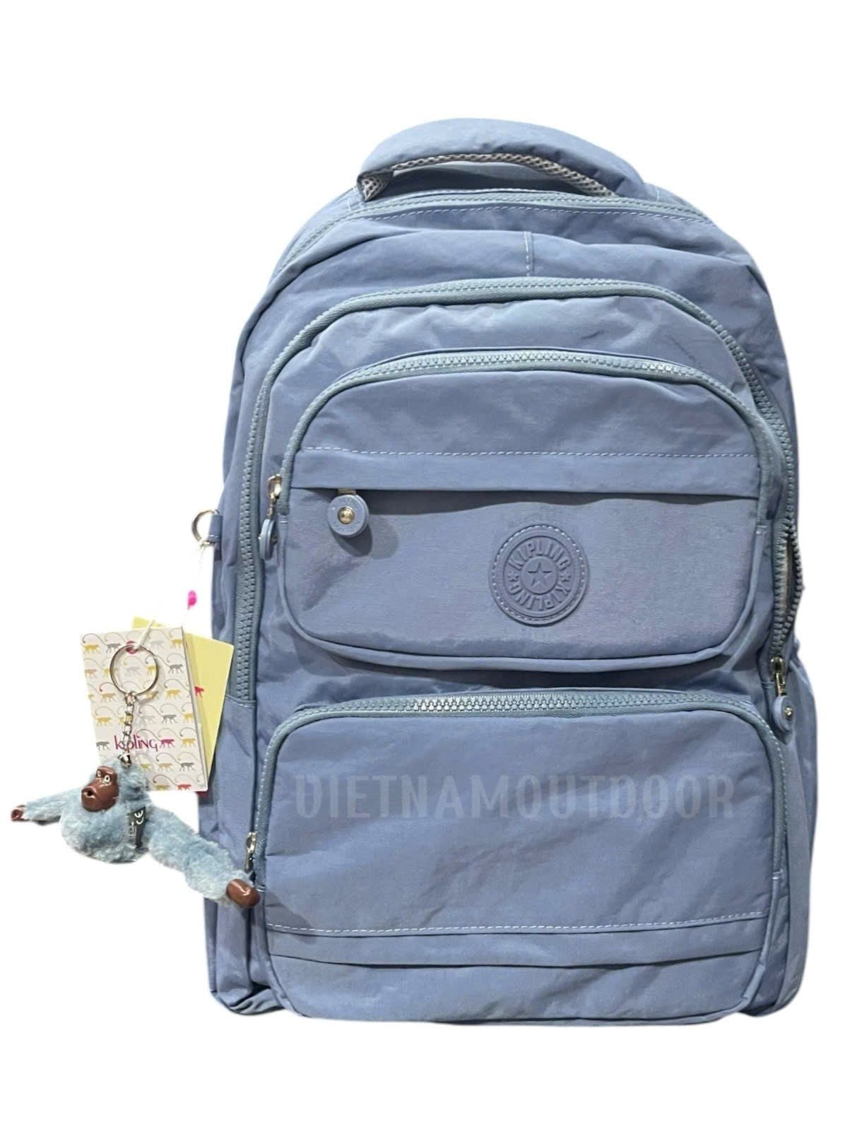  Balo KIPLING Nữ 8099 Nhiều Ngăn Chống Nước Balo Đi Học Đi Chơi Ngăn Chính Vừa Laptop 15inch Tặng Kèm Móc Khóa Khỉ 