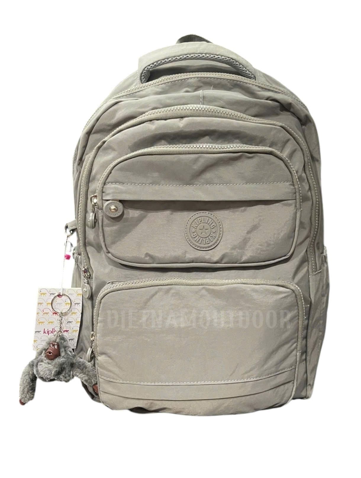  Balo KIPLING Nữ 8099 Nhiều Ngăn Chống Nước Balo Đi Học Đi Chơi Ngăn Chính Vừa Laptop 15inch Tặng Kèm Móc Khóa Khỉ 