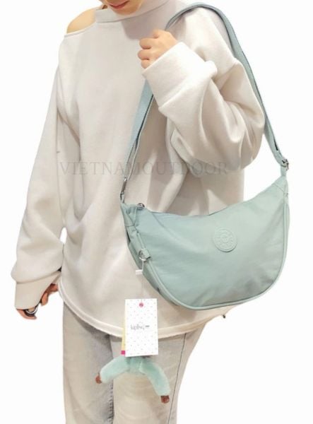  Túi Xách Đeo Vai KIPLING 8711 Phong Cách Hàn Quốc Vải Chống Thấm Nước Tặng Kèm Móc Khóa Khỉ 