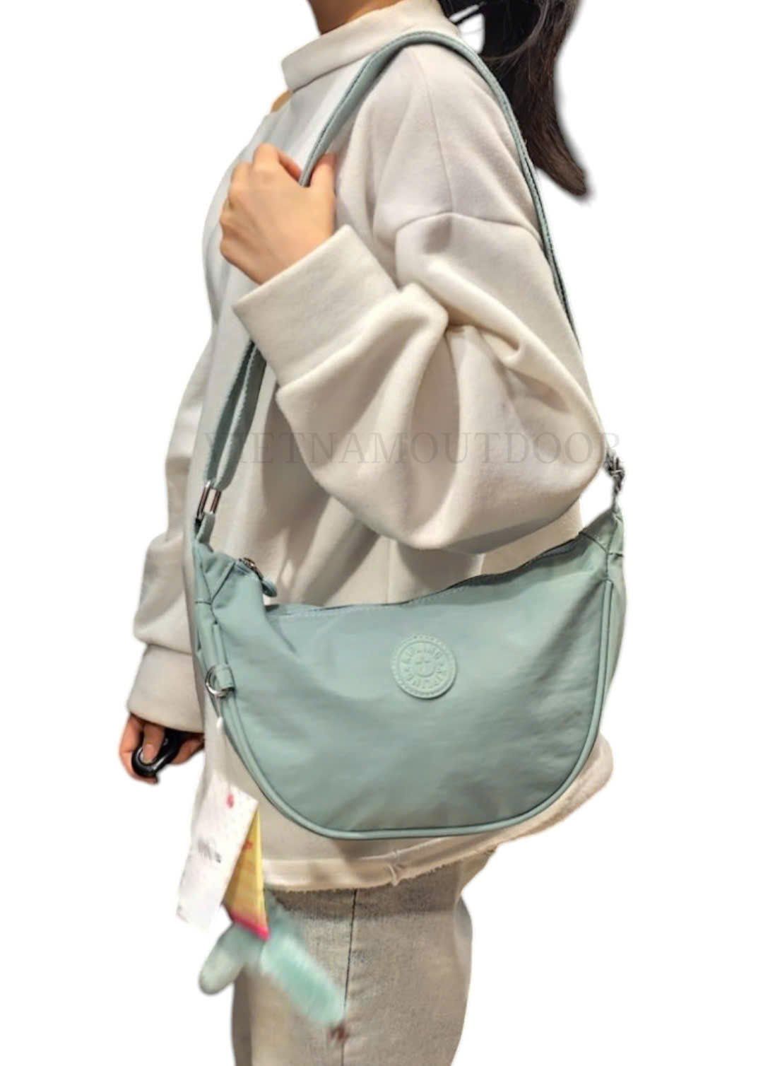  Túi Xách Đeo Vai KIPLING 8711 Phong Cách Hàn Quốc Vải Chống Thấm Nước Tặng Kèm Móc Khóa Khỉ 