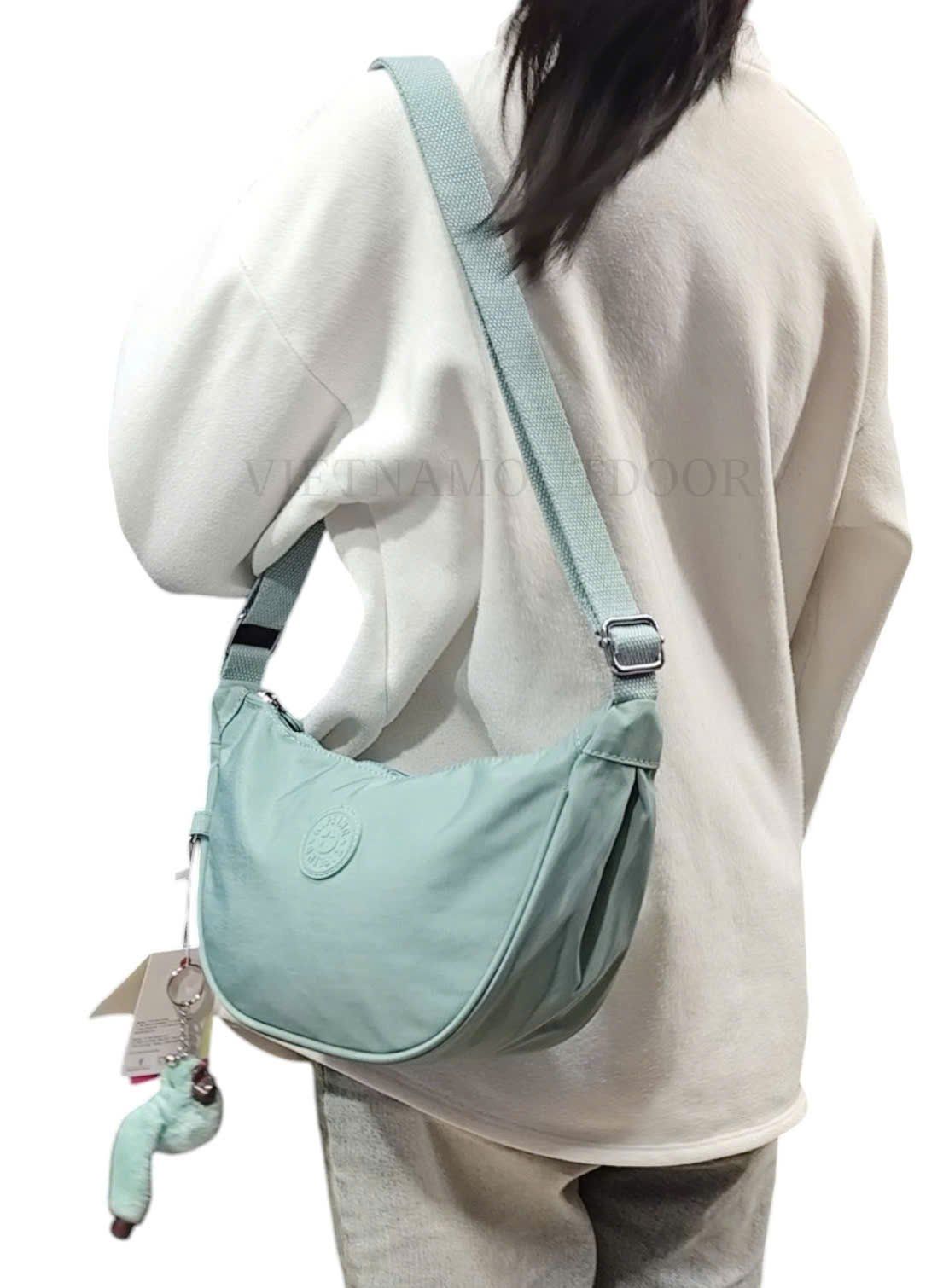  Túi Xách Đeo Vai KIPLING 8711 Phong Cách Hàn Quốc Vải Chống Thấm Nước Tặng Kèm Móc Khóa Khỉ 