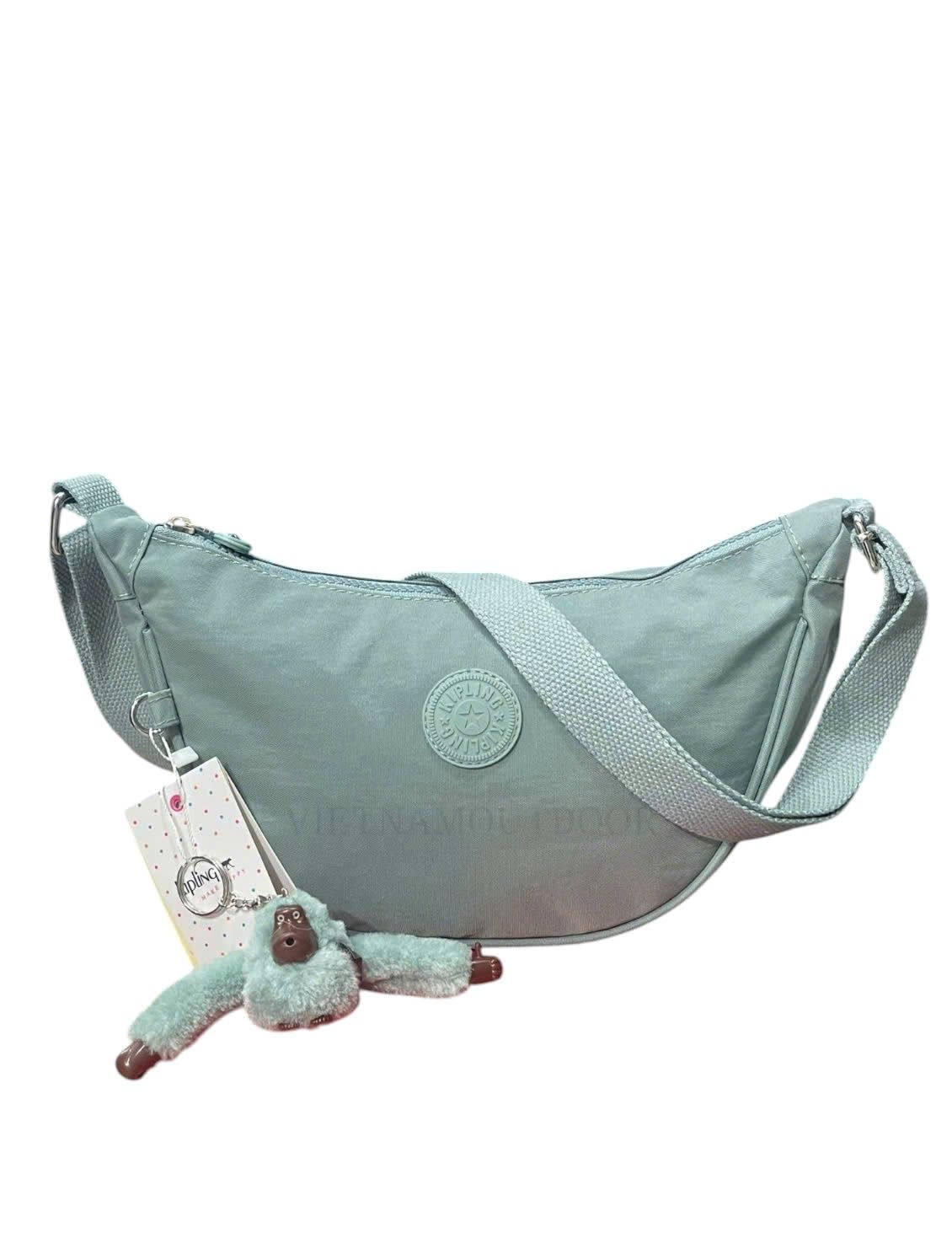  Túi Xách Đeo Vai KIPLING 8711 Phong Cách Hàn Quốc Vải Chống Thấm Nước Tặng Kèm Móc Khóa Khỉ 