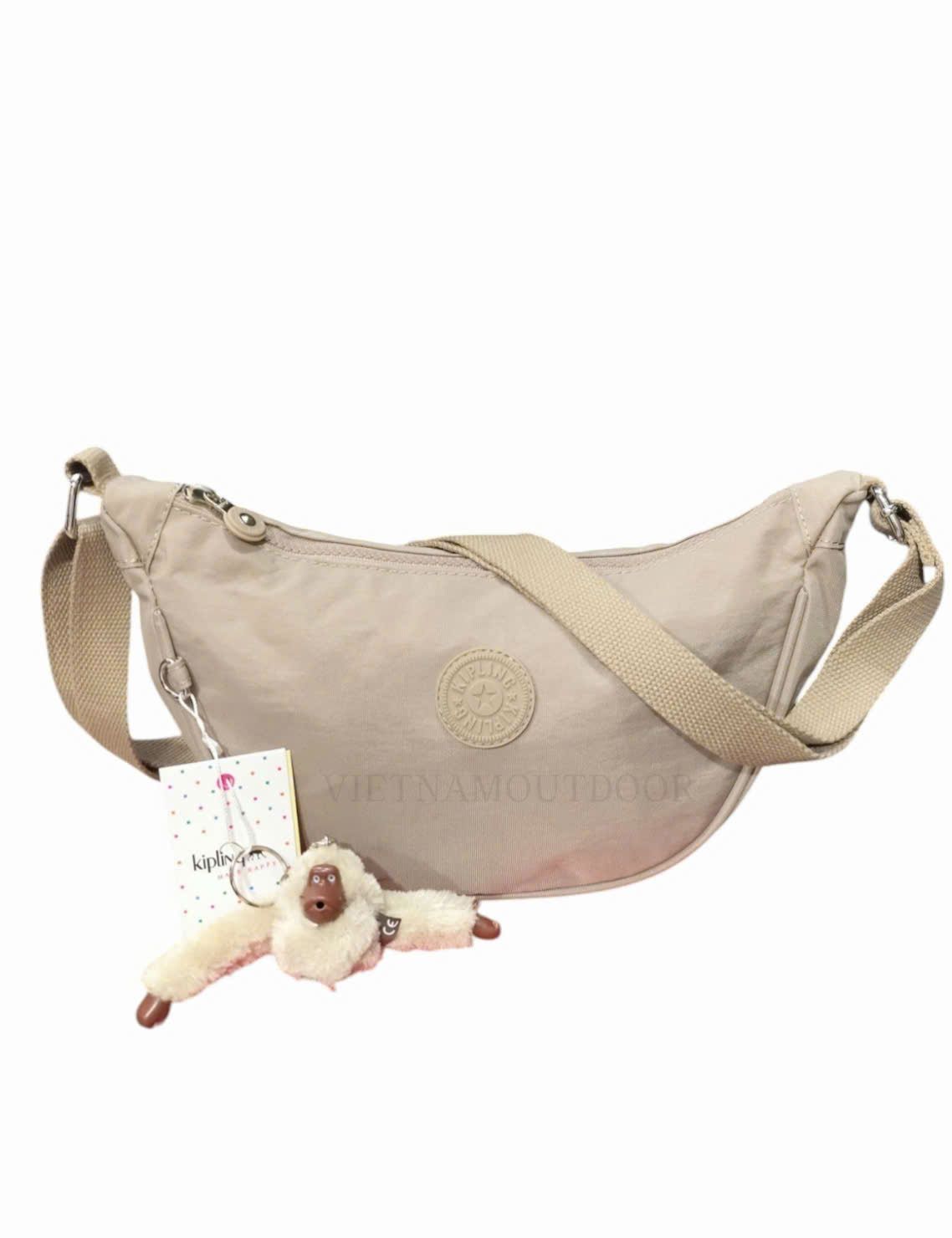  Túi Xách Đeo Vai KIPLING 8711 Phong Cách Hàn Quốc Vải Chống Thấm Nước Tặng Kèm Móc Khóa Khỉ 