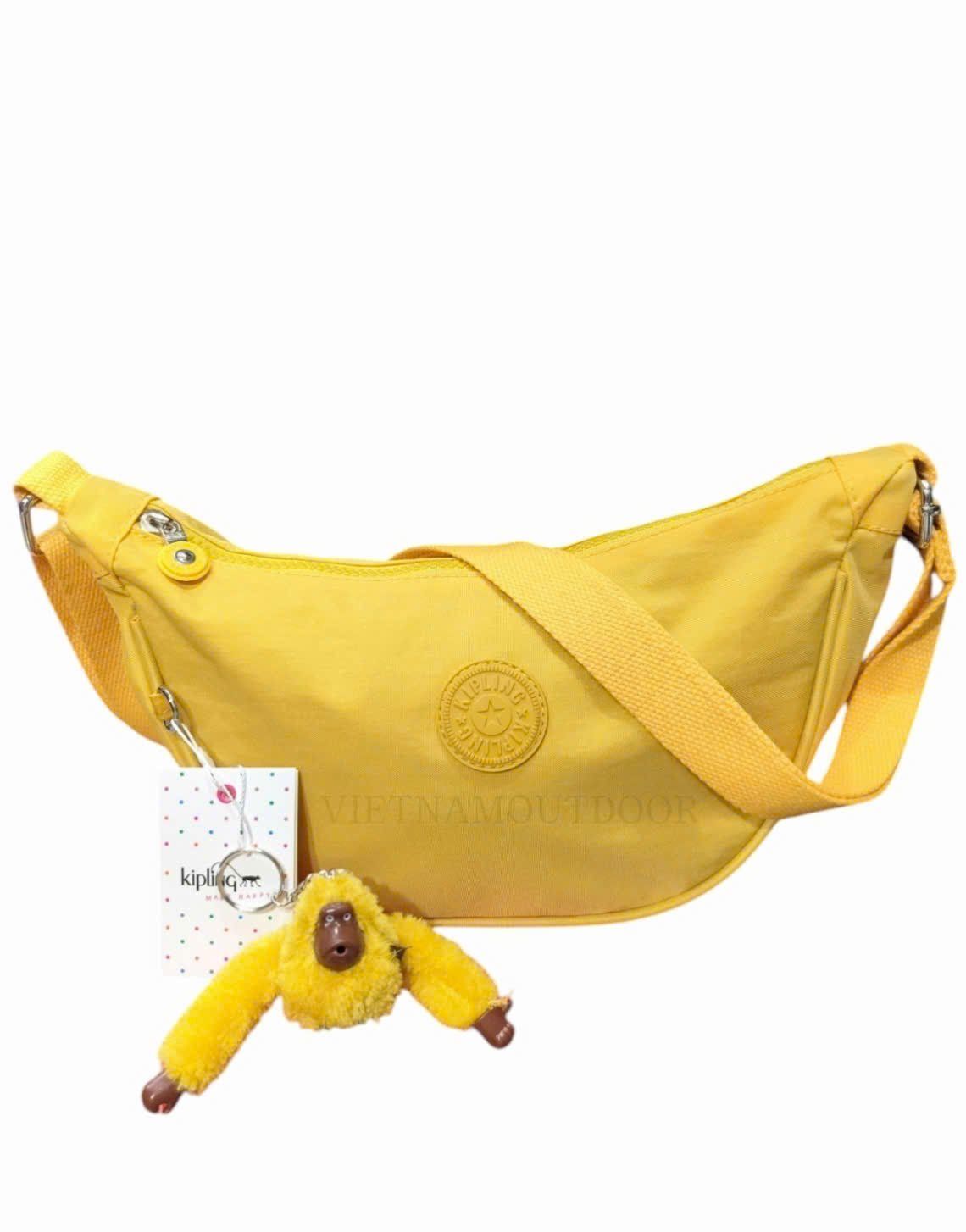  Túi Xách Đeo Vai KIPLING 8711 Phong Cách Hàn Quốc Vải Chống Thấm Nước Tặng Kèm Móc Khóa Khỉ 