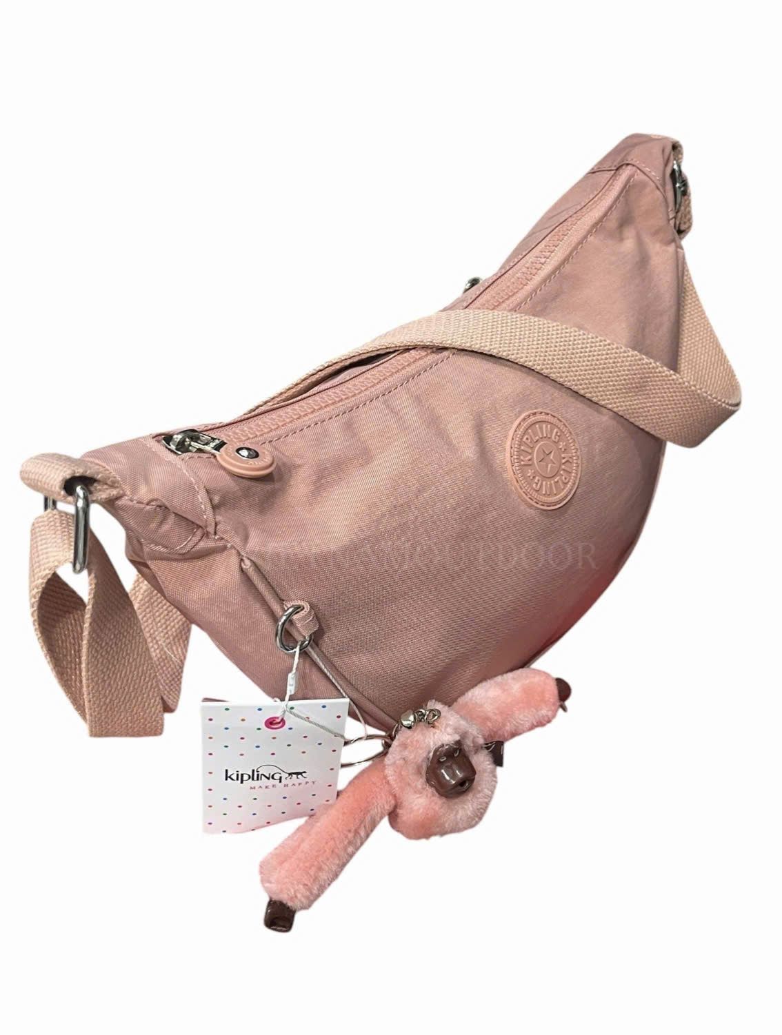  Túi Xách Đeo Vai KIPLING 8711 Phong Cách Hàn Quốc Vải Chống Thấm Nước Tặng Kèm Móc Khóa Khỉ 